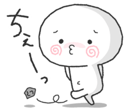 White and round "Puni" sticker #8529018