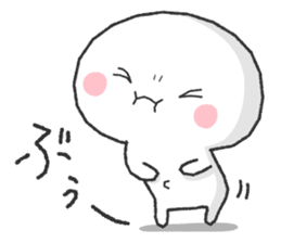 White and round "Puni" sticker #8529021