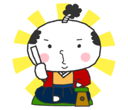 White and round "Puni" sticker #8529031