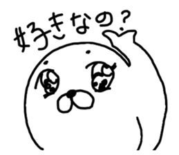 The losing heart Seal sticker #8530112