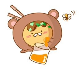 Mr takoyaki -Costume masquerade sticker #8530647