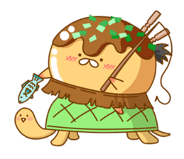 Mr takoyaki -Costume masquerade sticker #8530648