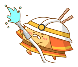 Mr takoyaki -Costume masquerade sticker #8530653