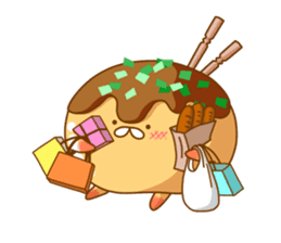 Mr takoyaki -Costume masquerade sticker #8530679