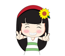 Happy Lily (English Version) sticker #8531013