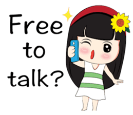 Happy Lily (English Version) sticker #8531032