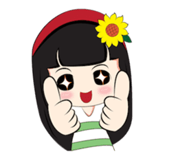Happy Lily (English Version) sticker #8531034
