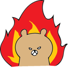 A happy-go-lucky Bear sticker #8531108