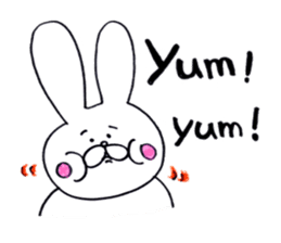 rabbit name USA (english ver.) sticker #8531444