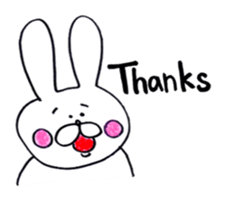 rabbit name USA (english ver.) sticker #8531446