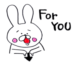 rabbit name USA (english ver.) sticker #8531447