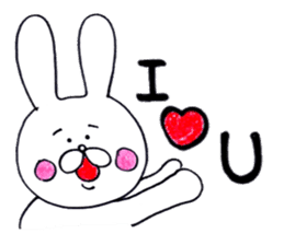 rabbit name USA (english ver.) sticker #8531450