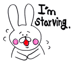 rabbit name USA (english ver.) sticker #8531453