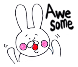 rabbit name USA (english ver.) sticker #8531454