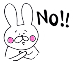 rabbit name USA (english ver.) sticker #8531457