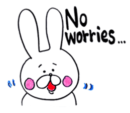 rabbit name USA (english ver.) sticker #8531461