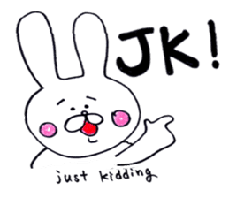 rabbit name USA (english ver.) sticker #8531462
