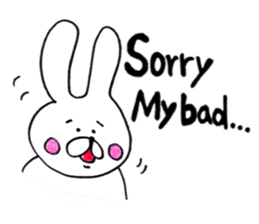 rabbit name USA (english ver.) sticker #8531464