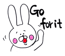 rabbit name USA (english ver.) sticker #8531465