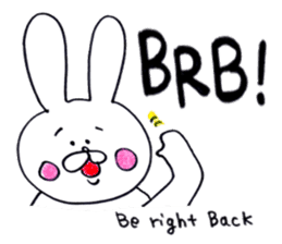 rabbit name USA (english ver.) sticker #8531467