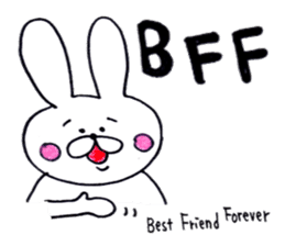 rabbit name USA (english ver.) sticker #8531469