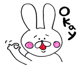 rabbit name USA (english ver.) sticker #8531471