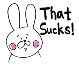 rabbit name USA (english ver.) sticker #8531472