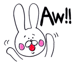 rabbit name USA (english ver.) sticker #8531473
