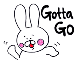 rabbit name USA (english ver.) sticker #8531474
