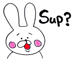 rabbit name USA (english ver.) sticker #8531475