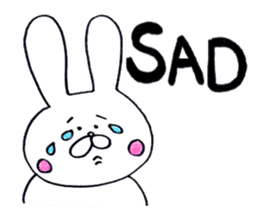 rabbit name USA (english ver.) sticker #8531477