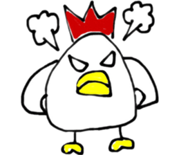 cute chicken .. sticker #8531732