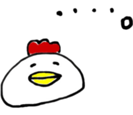 cute chicken .. sticker #8531760