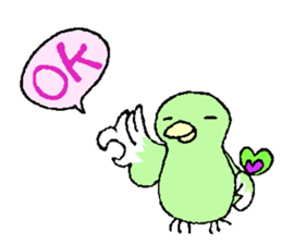 carrying happiness bird "TORINO HAROW" sticker #8532925