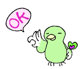 carrying happiness bird "TORINO HAROW" sticker #8532925