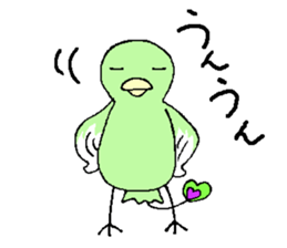 carrying happiness bird "TORINO HAROW" sticker #8532926