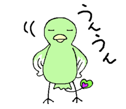 carrying happiness bird "TORINO HAROW" sticker #8532926