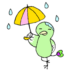 carrying happiness bird "TORINO HAROW" sticker #8532945