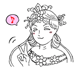 Beautiful celestial maiden sticker #8533164