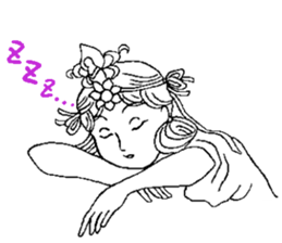 Beautiful celestial maiden sticker #8533170