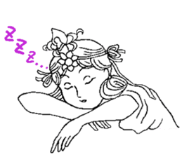 Beautiful celestial maiden sticker #8533170