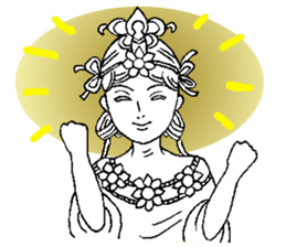 Beautiful celestial maiden sticker #8533172