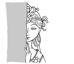 Beautiful celestial maiden sticker #8533177