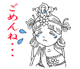 Beautiful celestial maiden sticker #8533179