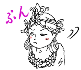 Beautiful celestial maiden sticker #8533181