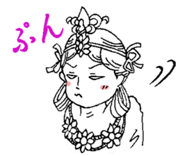 Beautiful celestial maiden sticker #8533181