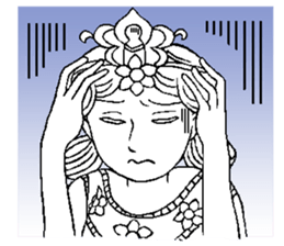 Beautiful celestial maiden sticker #8533182