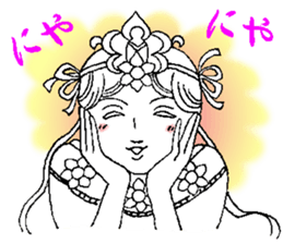 Beautiful celestial maiden sticker #8533190