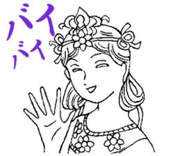 Beautiful celestial maiden sticker #8533191