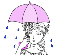 Beautiful celestial maiden sticker #8533196